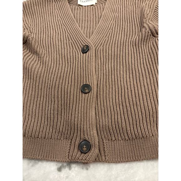 CLOSED Taupe Cardigan - Picture 3 of 7